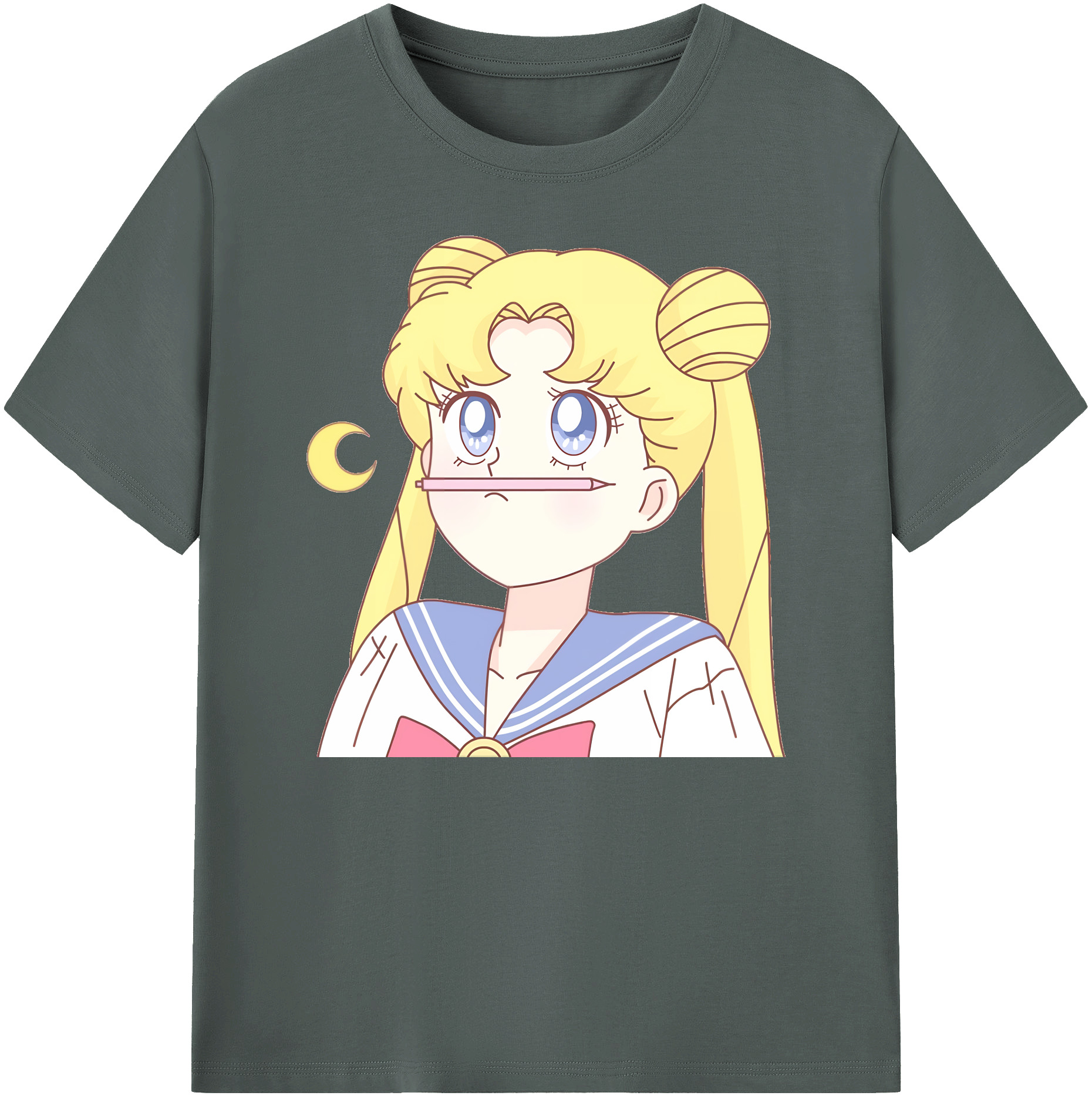 （画像用） 美少女戦士セーラームーン 愛野 美奈子 あいの みなこ Sailor Moon Aino Minako 綿100％ メンズ半袖Tシャツ｜肌触りやわらか＆通気性